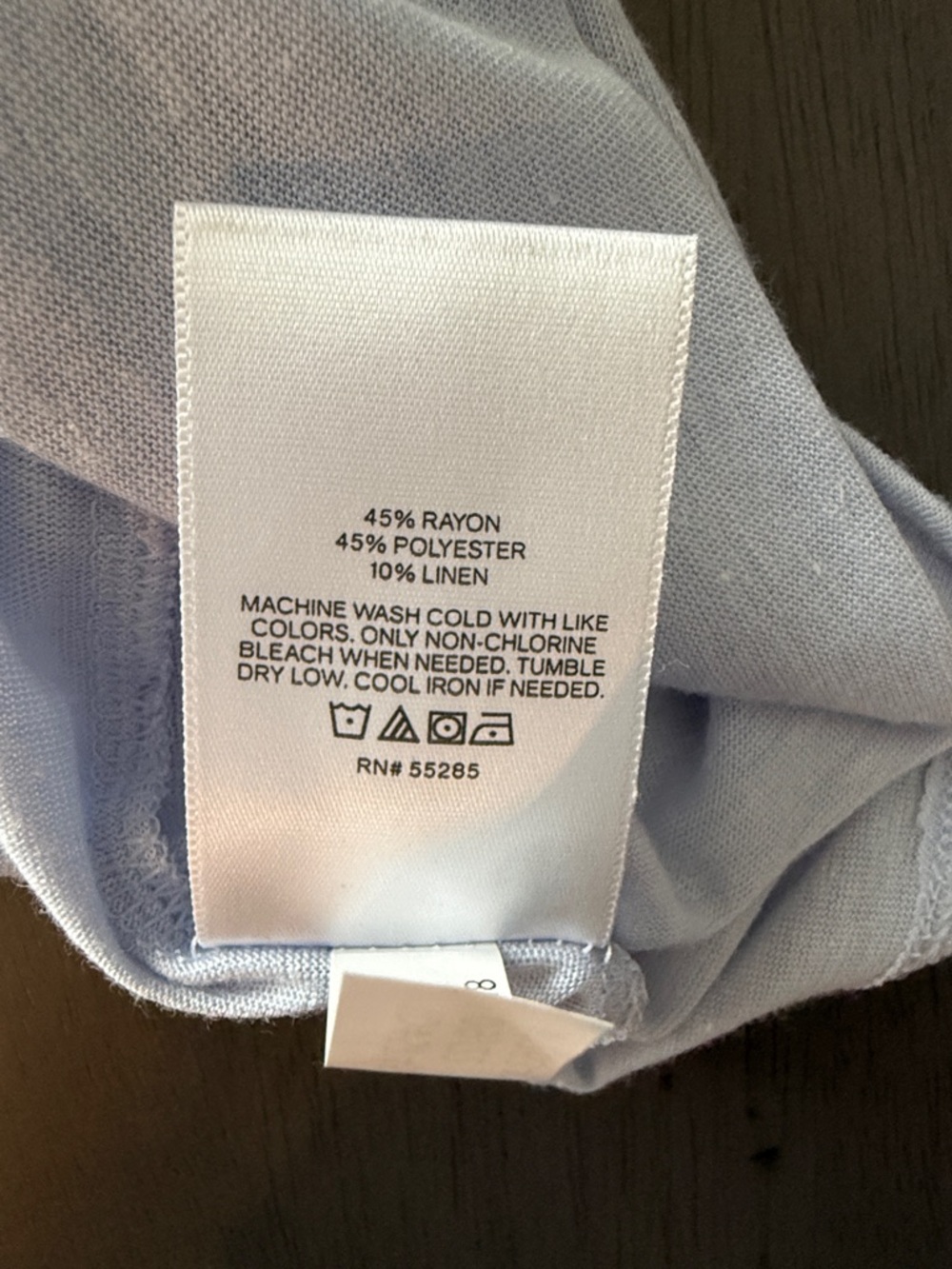 Express Light Blue Top - Picture 6 of 6